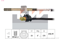 Cidlo, teplota vyfukovych plynu KW 422 299
