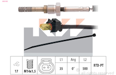 Cidlo, teplota vyfukovych plynu KW 422 332