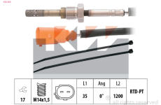 Cidlo, teplota vyfukovych plynu KW 422 334
