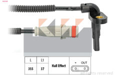 Snímač, počet otáček kol KW 460 059