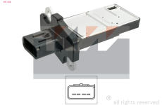 Snímač množství protékajícího vzduchu KW 491 338