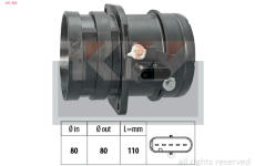 Snímač množství protékajícího vzduchu KW 491 403