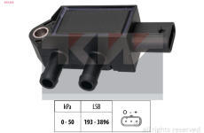 Senzor, tlak výfukového plynu KW 493 434