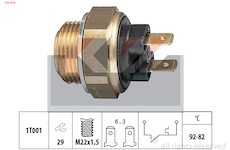Teplotní spínač, větrák chladiče KW 550 016