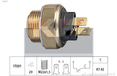 Teplotní spínač, větrák chladiče KW 550 017