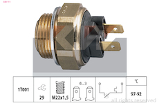 Teplotní spínač, větrák chladiče KW 550 111