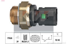 Teplotní spínač, větrák chladiče KW 550 128