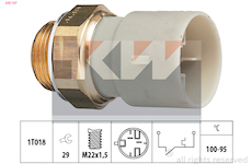 Teplotní spínač, větrák chladiče KW 550 147