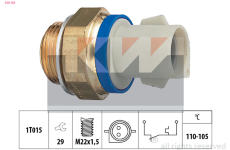 Teplotní spínač, větrák chladiče KW 550 165