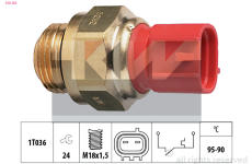 Teplotní spínač, větrák chladiče KW 550 282