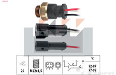 Teplotní spínač, větrák chladiče KW 550 610