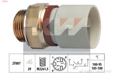 Teplotní spínač, větrák chladiče KW 550 674