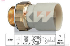 Teplotní spínač, větrák chladiče KW 550 688