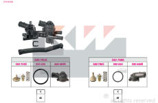 Termostat, chladivo KW 579 956KK