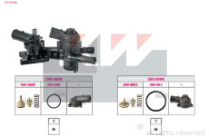 Termostat, chladivo KW 579 960KK