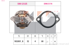 Termostat, chladivo KW 580 232