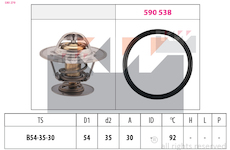 Termostat, chladivo KW 580 279