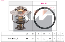 Termostat, chladivo KW 580 398