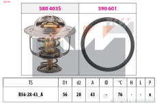 Termostat, chladivo KW 580 403