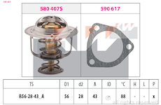 Termostat, chladivo KW 580 407