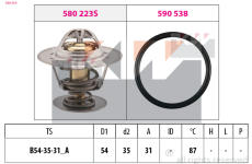 Termostat, chladivo KW 580 434