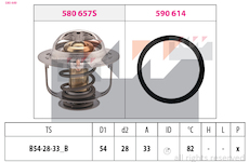 Termostat, chladivo KW 580 449