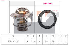 Termostat, chladivo KW 580 489