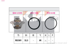 Termostat, chladivo KW 580 499