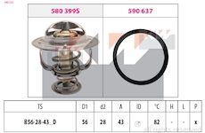 Termostat, chladivo KW 580 522