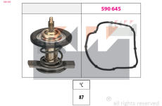 Termostat, chladivo KW 580 595