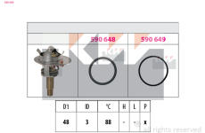 Termostat, chladivo KW 580 609