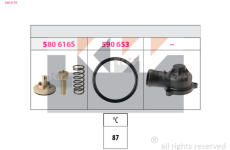 Termostat, chladivo KW 580 617K