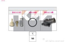 Termostat, chladivo KW 580 619K