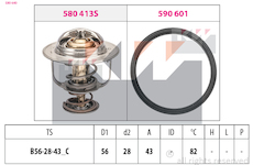 Termostat, chladivo KW 580 640