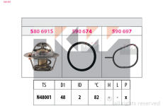 Termostat, chladivo KW 580 691