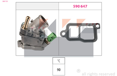 Termostat, chladivo KW 580 733