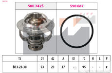 Termostat, chladivo KW 580 742