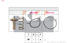 Termostat, chladivo KW 580 826