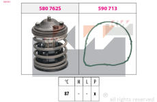 Termostat, chladivo KW 580 851