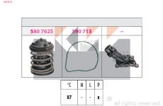 Termostat, chladivo KW 580 851K