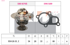 Termostat, chladivo KW 580 870