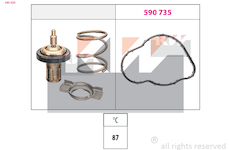 Termostat, chladivo KW 580 930