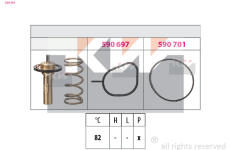 Termostat, chladivo KW 580 961