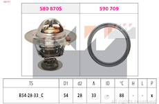 Termostat, chladivo KW 580 971