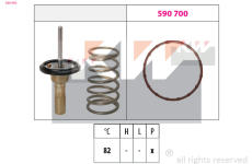 Termostat, chladivo KW 580 992