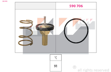 Termostat, chladivo KW 580 995