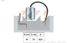 Kondenzátor, zapalovací systém KW 630 117