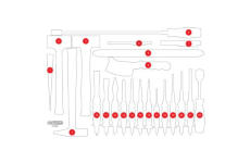 Penová vložka, organizér KS TOOLS 811.0022-97