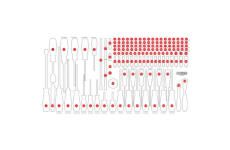 Penová vložka, organizér KS TOOLS 813.0146-97