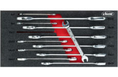 Sada obojstranných vidlicových kľúčov VIGOR V6721